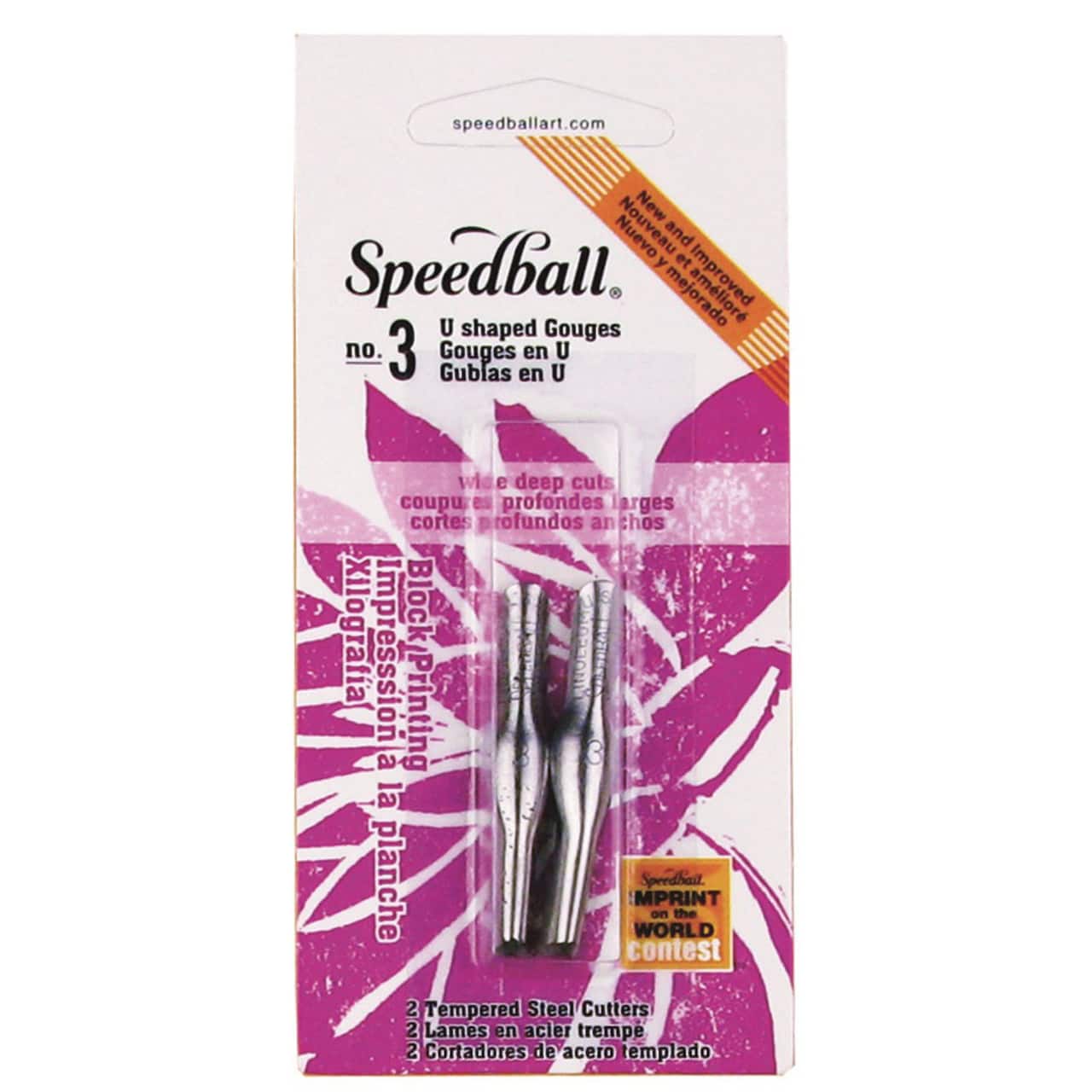 Speedball&#xAE; No. 3 Large Liner Linoleum Cutter, 2ct.